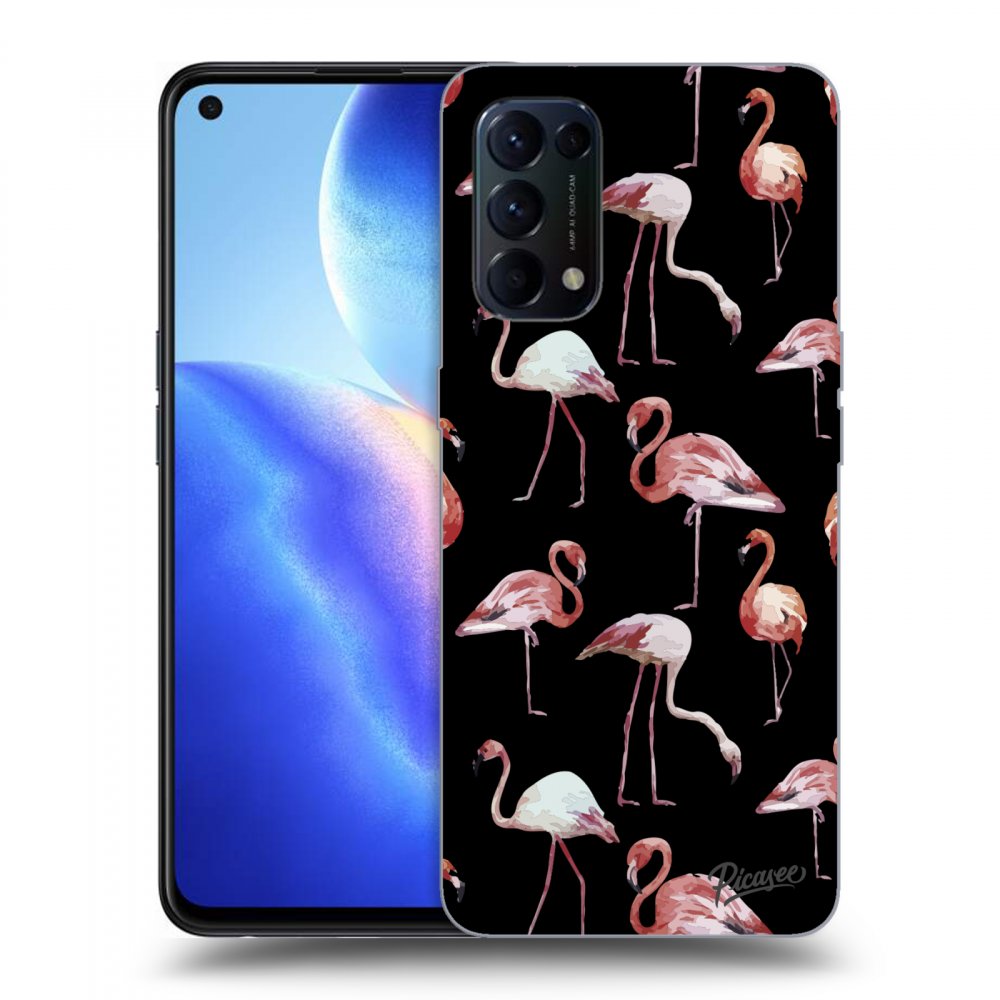 Picasee ULTIMATE CASE OPPO Reno 5 5G - készülékre - Flamingos