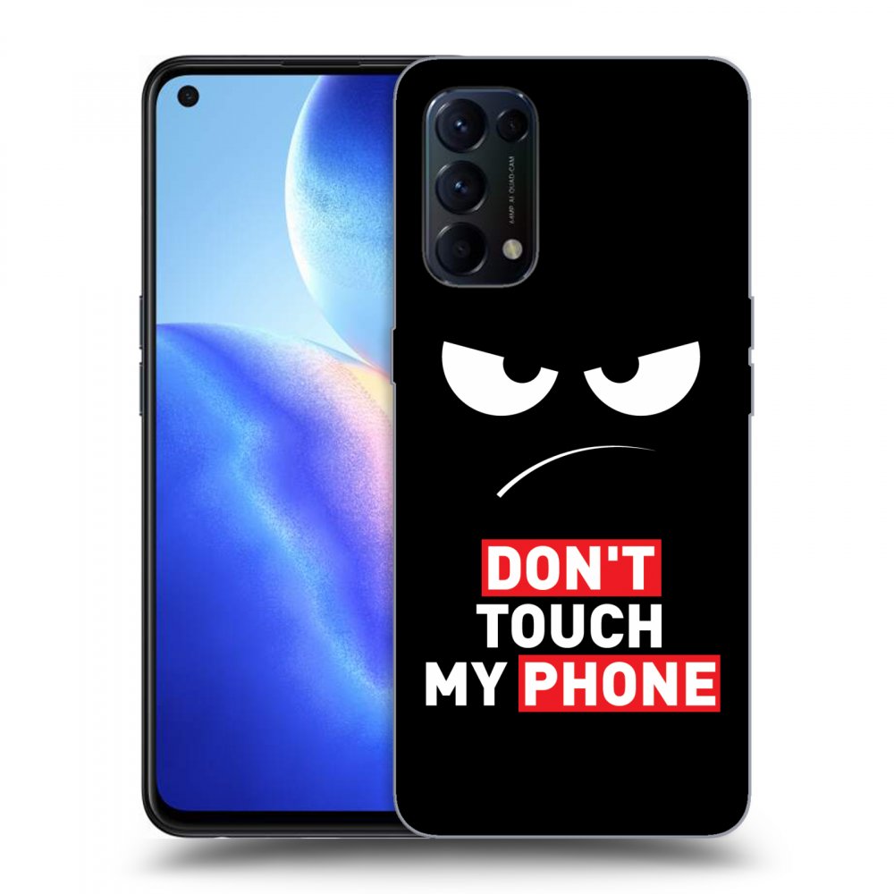 Picasee ULTIMATE CASE OPPO Reno 5 5G - készülékre - Angry Eyes - Transparent