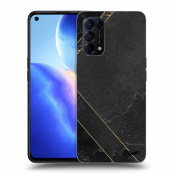 Szilikon tok erre a típusra OPPO Reno 5 5G - Black tile