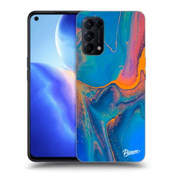 Szilikon tok erre a típusra OPPO Reno 5 5G - Rainbow