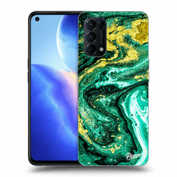 Szilikon tok erre a típusra OPPO Reno 5 5G - Green Gold