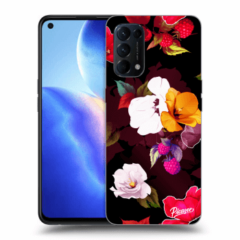 Szilikon tok erre a típusra OPPO Reno 5 5G - Flowers and Berries