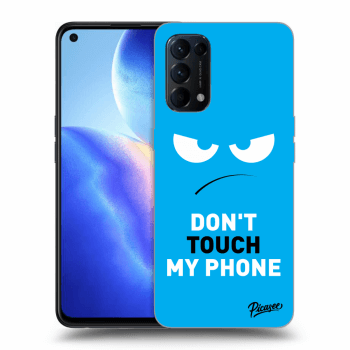 Picasee ULTIMATE CASE OPPO Reno 5 5G - készülékre - Angry Eyes - Blue