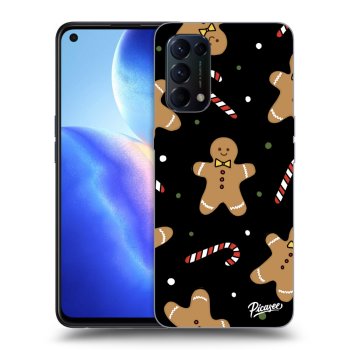 Picasee fekete szilikon tok az alábbi mobiltelefonokra OPPO Reno 5 5G - Gingerbread