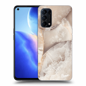 Szilikon tok erre a típusra OPPO Reno 5 5G - Cream marble