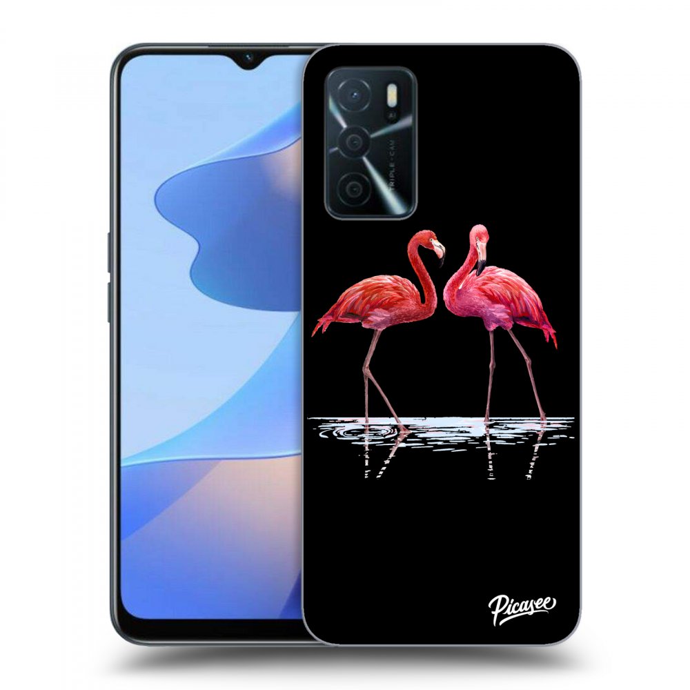 Picasee ULTIMATE CASE OPPO A16 - készülékre - Flamingos couple