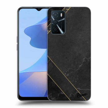 Szilikon tok erre a típusra OPPO A16 - Black tile