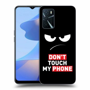 Szilikon tok erre a típusra OPPO A16 - Angry Eyes - Transparent