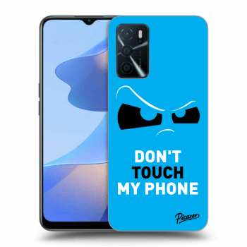 Szilikon tok erre a típusra OPPO A16 - Cloudy Eye - Blue