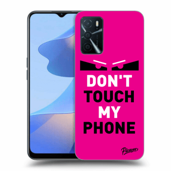 Szilikon tok erre a típusra OPPO A16 - Shadow Eye - Pink
