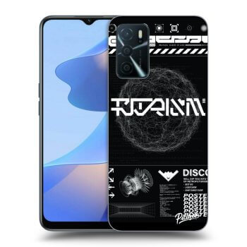 Szilikon tok erre a típusra OPPO A16 - BLACK DISCO