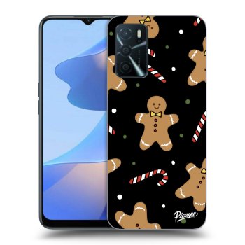 Picasee fekete szilikon tok az alábbi mobiltelefonokra OPPO A16 - Gingerbread