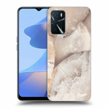 Szilikon tok erre a típusra OPPO A16 - Cream marble