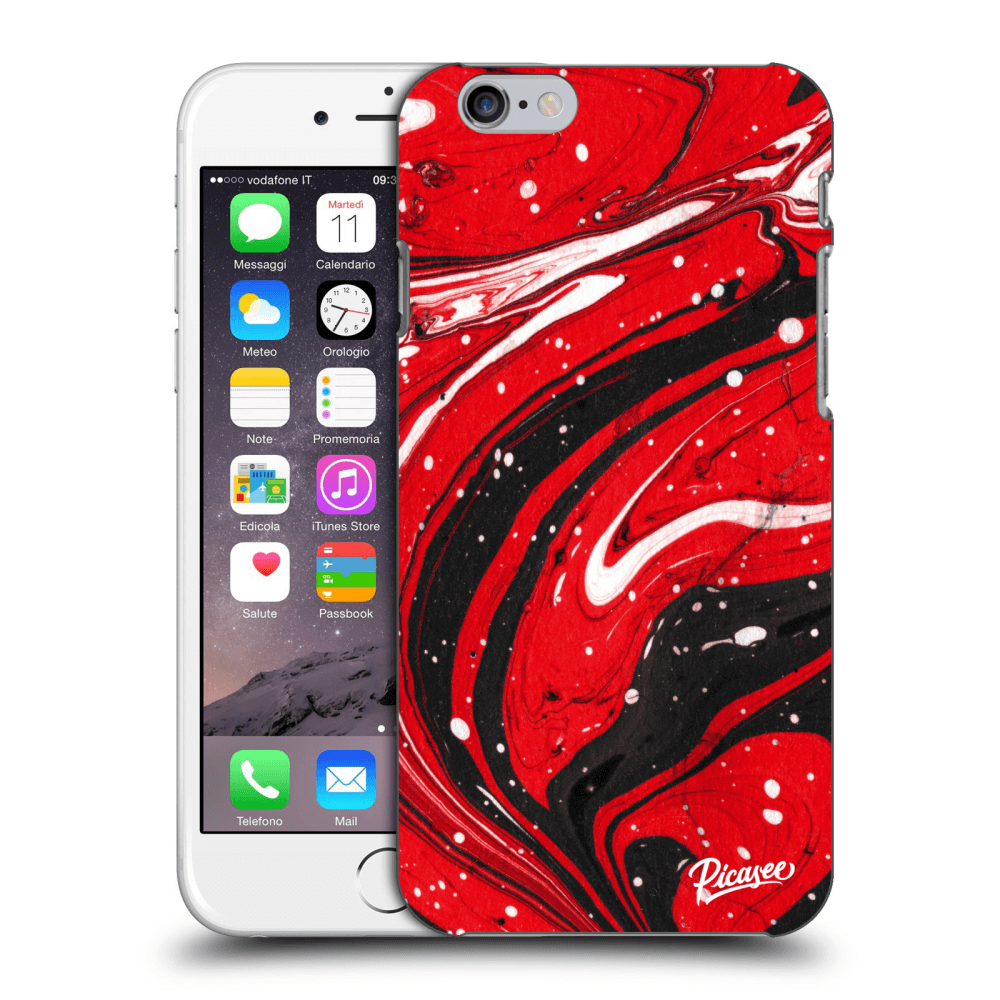 Picasee ULTIMATE CASE Apple iPhone 6/6S - készülékre - Red black