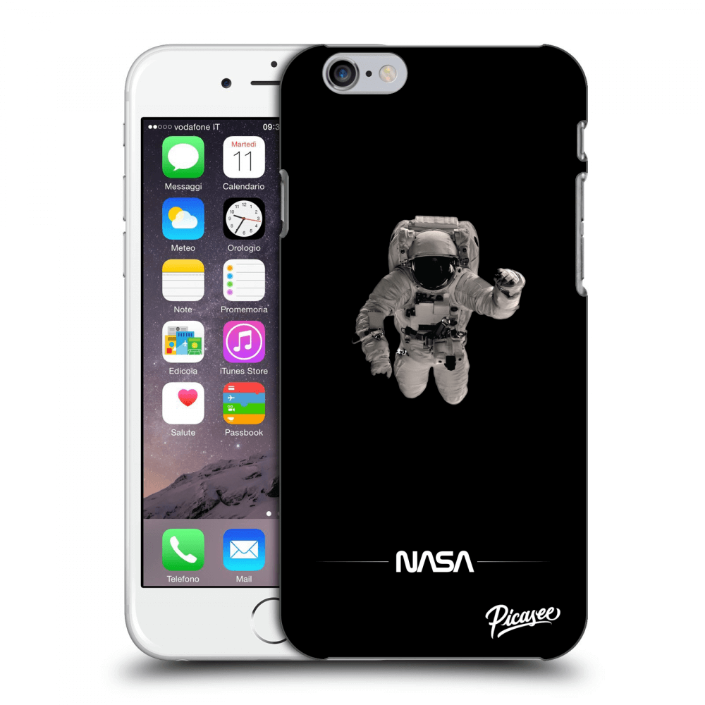 Picasee átlátszó szilikon tok az alábbi mobiltelefonokra Apple iPhone 6/6S - Astronaut Minimal