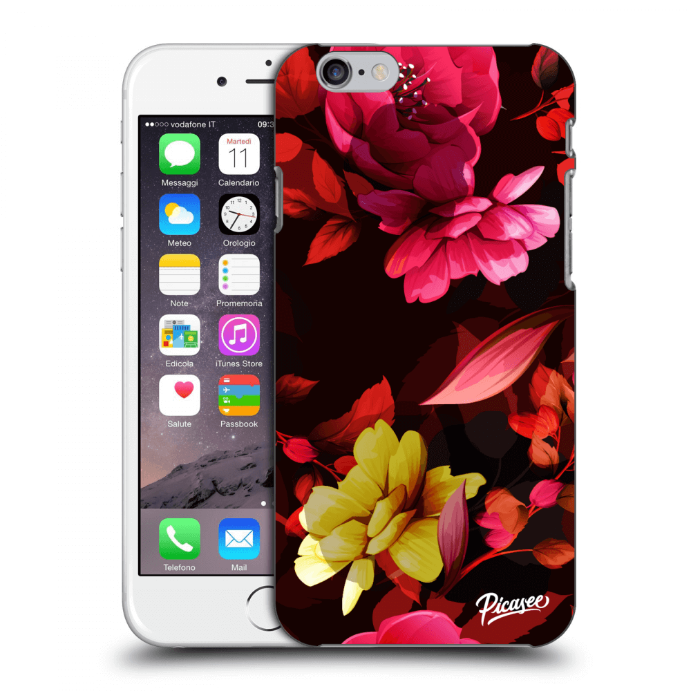 Picasee ULTIMATE CASE Apple iPhone 6/6S - készülékre - Dark Peonny