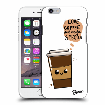 Szilikon tok erre a típusra Apple iPhone 6/6S - Cute coffee