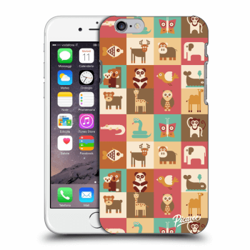 Picasee műanyag átlátszó tok az alábbi mobiltelefonokra Apple iPhone 6/6S - Animals