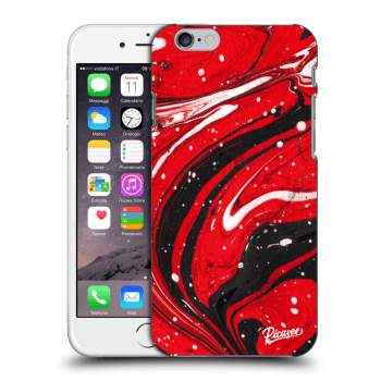 Szilikon tok erre a típusra Apple iPhone 6/6S - Red black