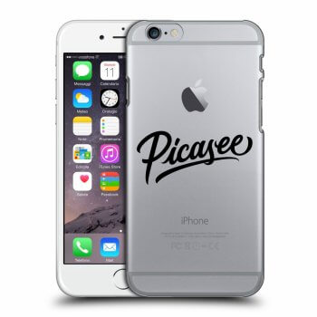 Picasee átlátszó szilikon tok az alábbi mobiltelefonokra Apple iPhone 6/6S - Picasee - black