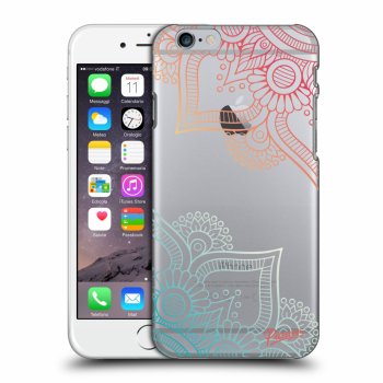 Picasee átlátszó szilikon tok az alábbi mobiltelefonokra Apple iPhone 6/6S - Flowers pattern