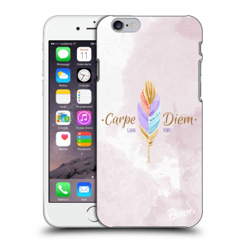 Picasee átlátszó szilikon tok az alábbi mobiltelefonokra Apple iPhone 6/6S - Carpe Diem