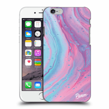 Szilikon tok erre a típusra Apple iPhone 6/6S - Pink liquid