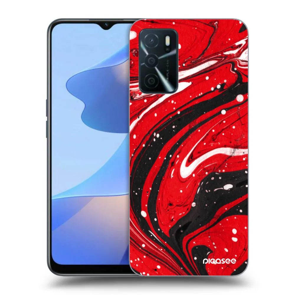 Picasee ULTIMATE CASE OPPO A16s - készülékre - Red black