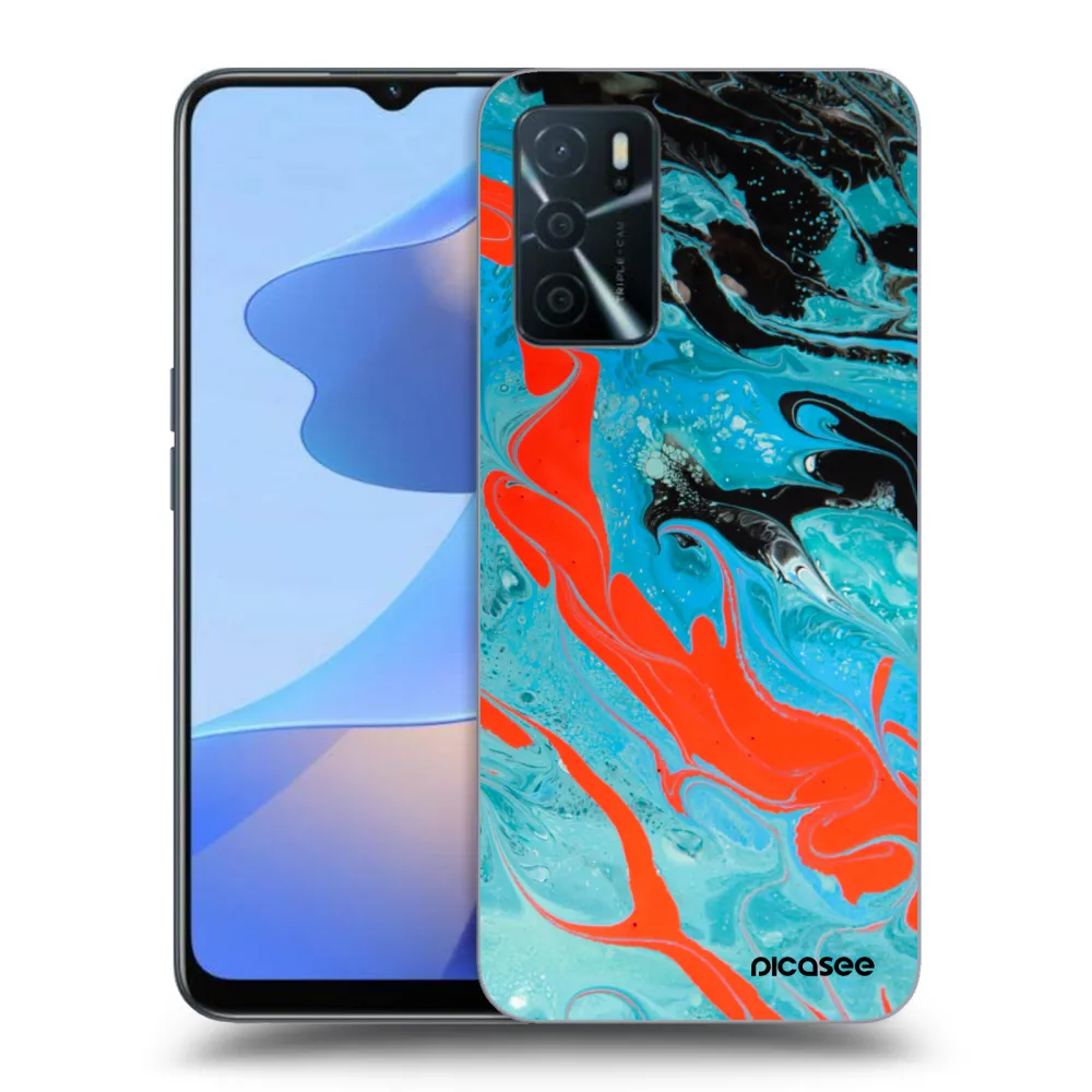 Picasee ULTIMATE CASE OPPO A16s - készülékre - Blue Magma