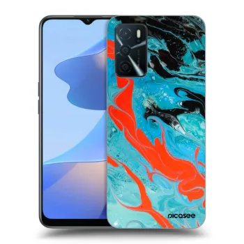 Szilikon tok erre a típusra OPPO A16s - Blue Magma