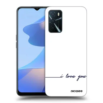 Szilikon tok erre a típusra OPPO A16s - I love you