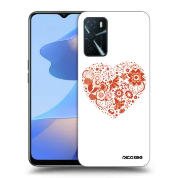 Szilikon tok erre a típusra OPPO A16s - Big heart