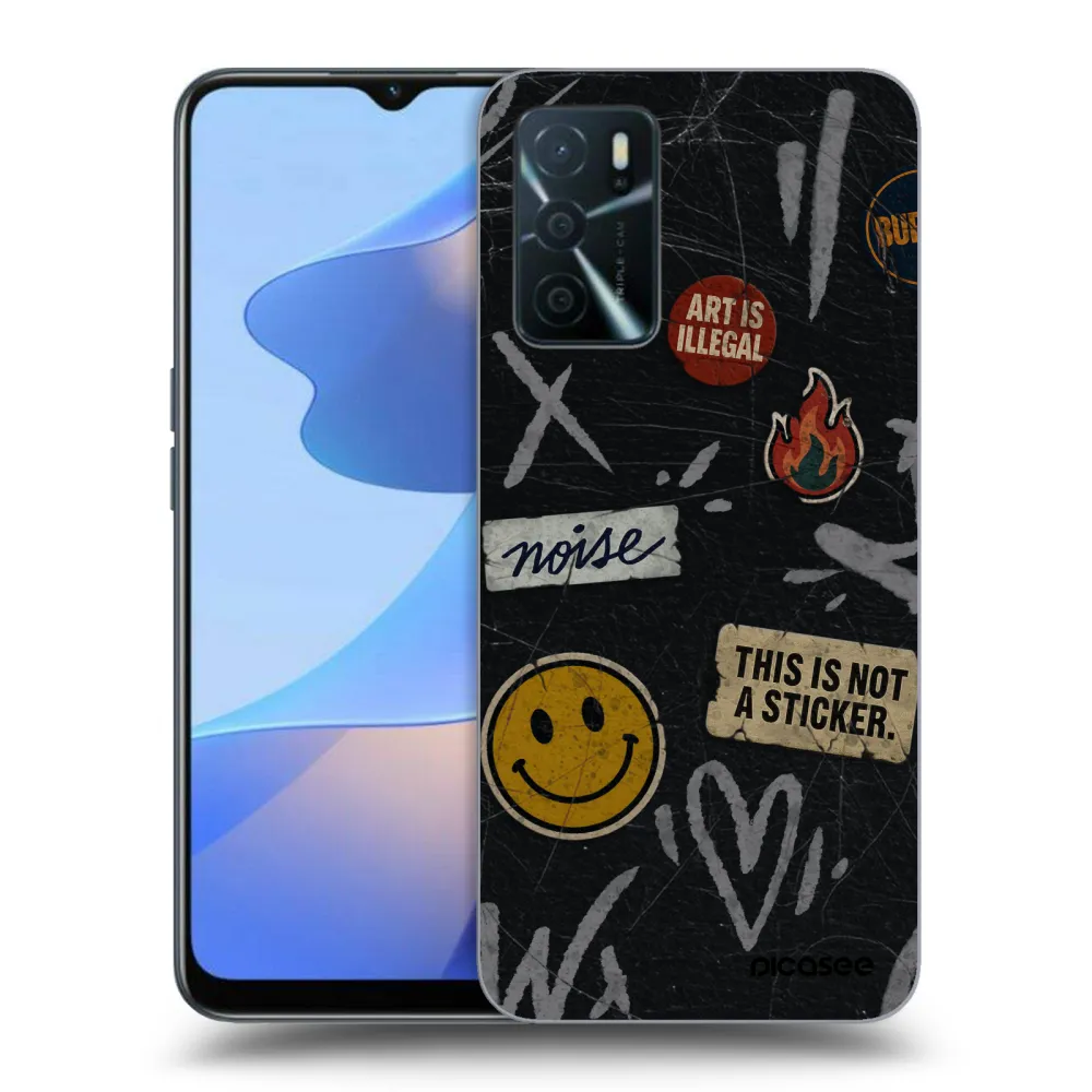 Picasee ULTIMATE CASE OPPO A16s - készülékre - STICKERS x TAGS