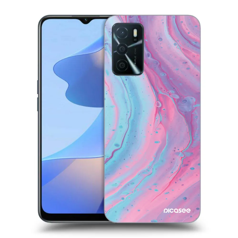 Picasee ULTIMATE CASE OPPO A16s - készülékre - Pink liquid