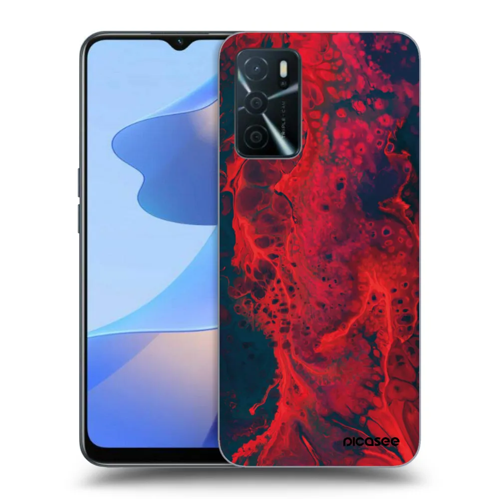Picasee ULTIMATE CASE OPPO A16s - készülékre - Organic red