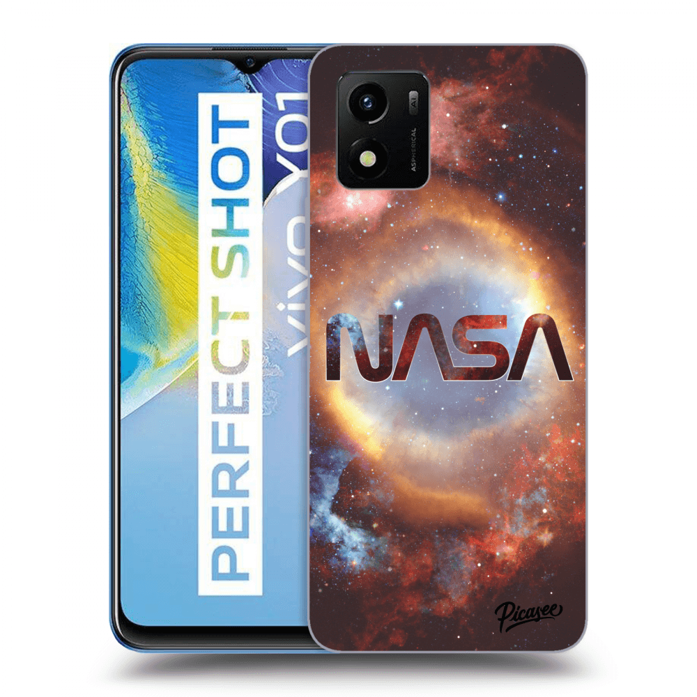 Picasee fekete szilikon tok az alábbi mobiltelefonokra Vivo Y01 - Nebula