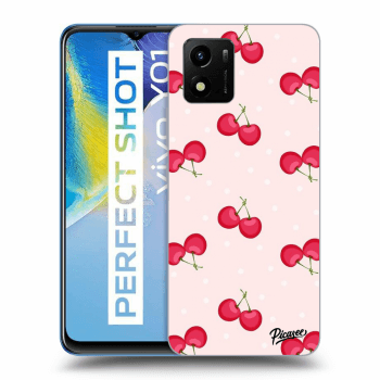 Szilikon tok erre a típusra Vivo Y01 - Cherries