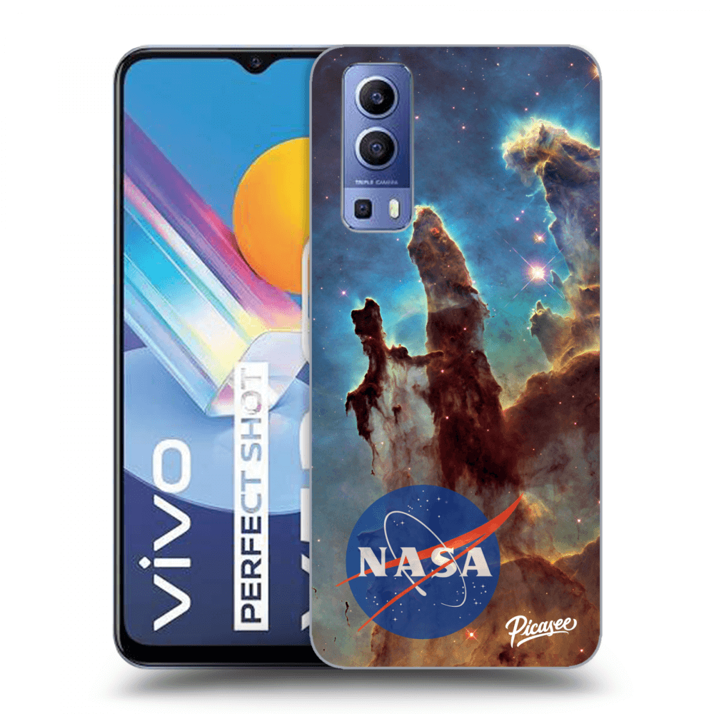 Picasee fekete szilikon tok az alábbi mobiltelefonokra Vivo Y52 5G - Eagle Nebula