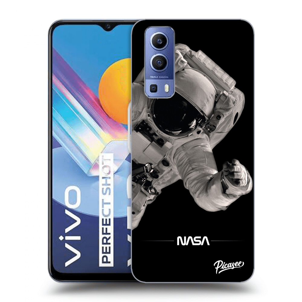 Picasee fekete szilikon tok az alábbi mobiltelefonokra Vivo Y52 5G - Astronaut Big