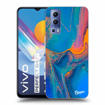 Szilikon tok erre a típusra Vivo Y52 5G - Rainbow