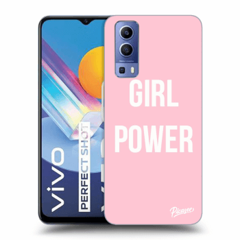 Picasee fekete szilikon tok az alábbi mobiltelefonokra Vivo Y52 5G - Girl power