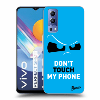 Szilikon tok erre a típusra Vivo Y52 5G - Cloudy Eye - Blue