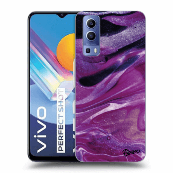 Picasee ULTIMATE CASE Vivo Y52 5G - készülékre - Purple glitter