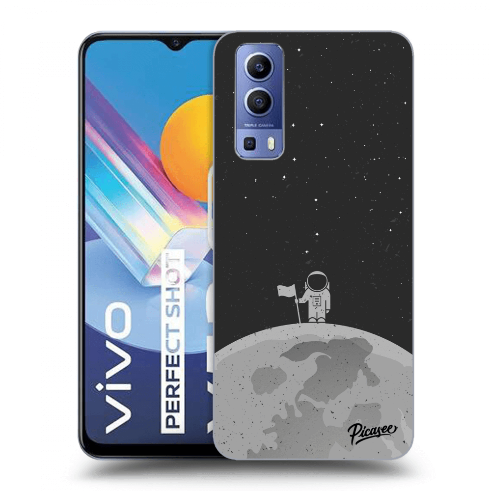 Picasee fekete szilikon tok az alábbi mobiltelefonokra Vivo Y52 5G - Astronaut