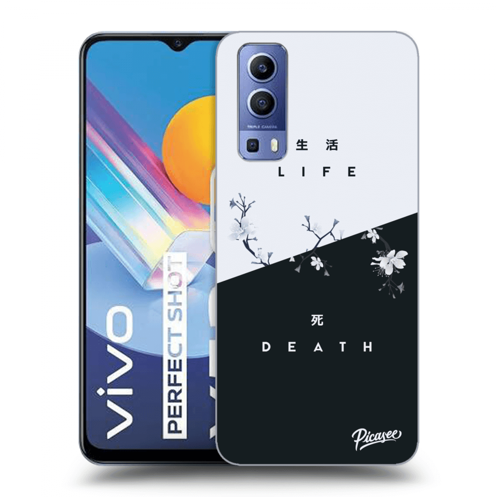 Picasee fekete szilikon tok az alábbi mobiltelefonokra Vivo Y52 5G - Life - Death