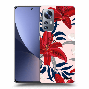 Szilikon tok erre a típusra Xiaomi 12X - Red Lily