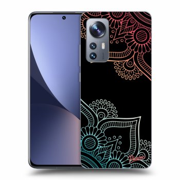 Szilikon tok erre a típusra Xiaomi 12X - Flowers pattern