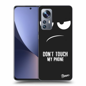 Picasee fekete szilikon tok az alábbi mobiltelefonokra Xiaomi 12X - Don't Touch My Phone