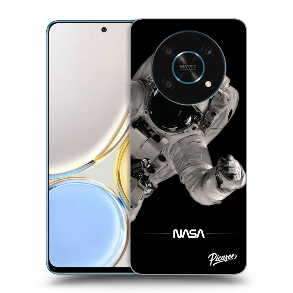 Picasee fekete szilikon tok az alábbi mobiltelefonokra Honor Magic4 Lite 5G - Astronaut Big