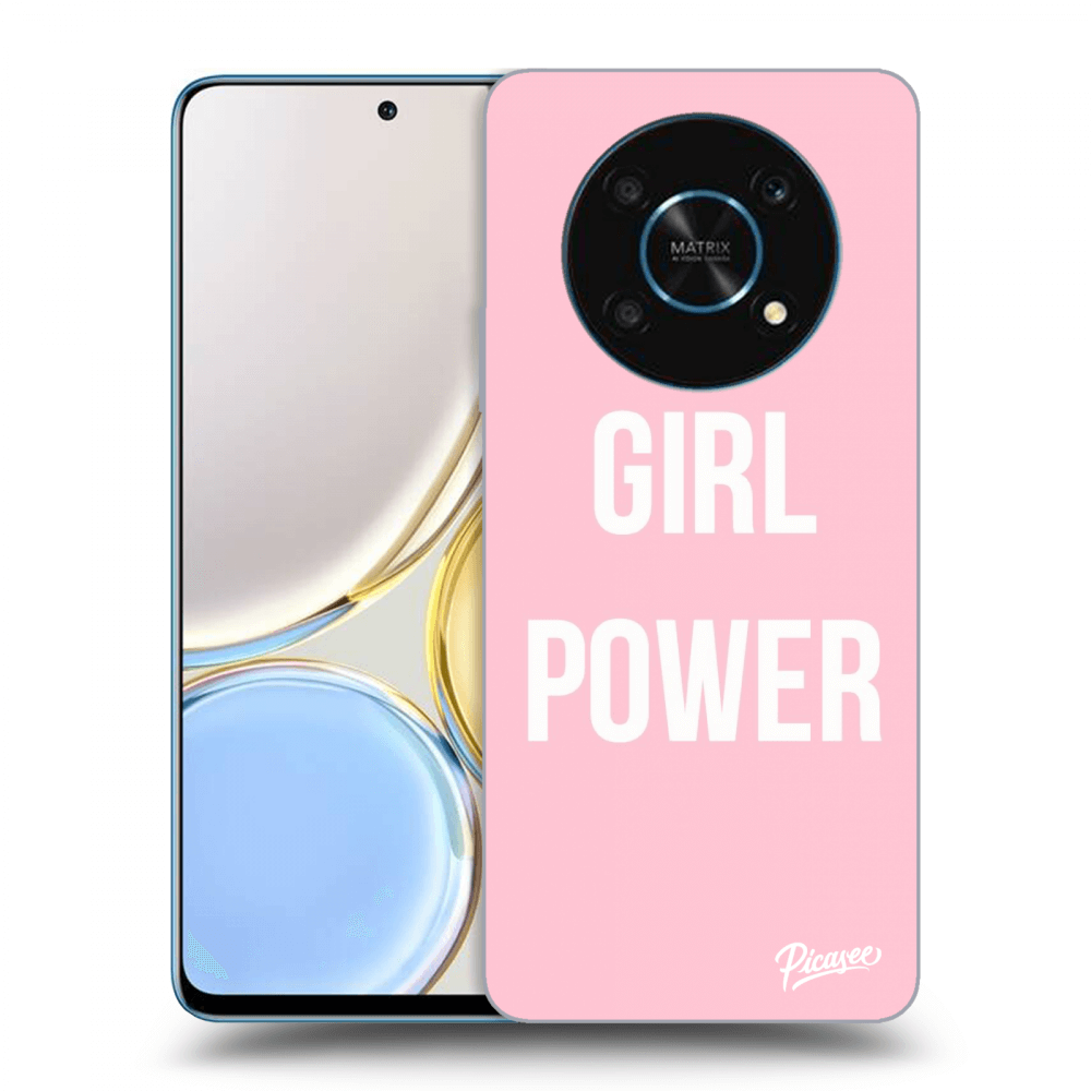 Picasee fekete szilikon tok az alábbi mobiltelefonokra Honor Magic4 Lite 5G - Girl power